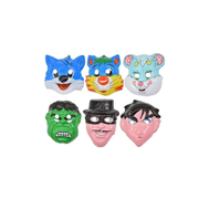 Máscaras De Personajes 19x17cm X12 Unidades