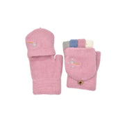 Guantes Manoplas Infantiles Medio Dedo Y Mitones 2 En 1