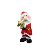 Papá Noel Bailarín Imitador Con Luz 34x12cm