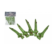 Uñas Verdes Para Halloween Disfraz Cosplay 5pcs
