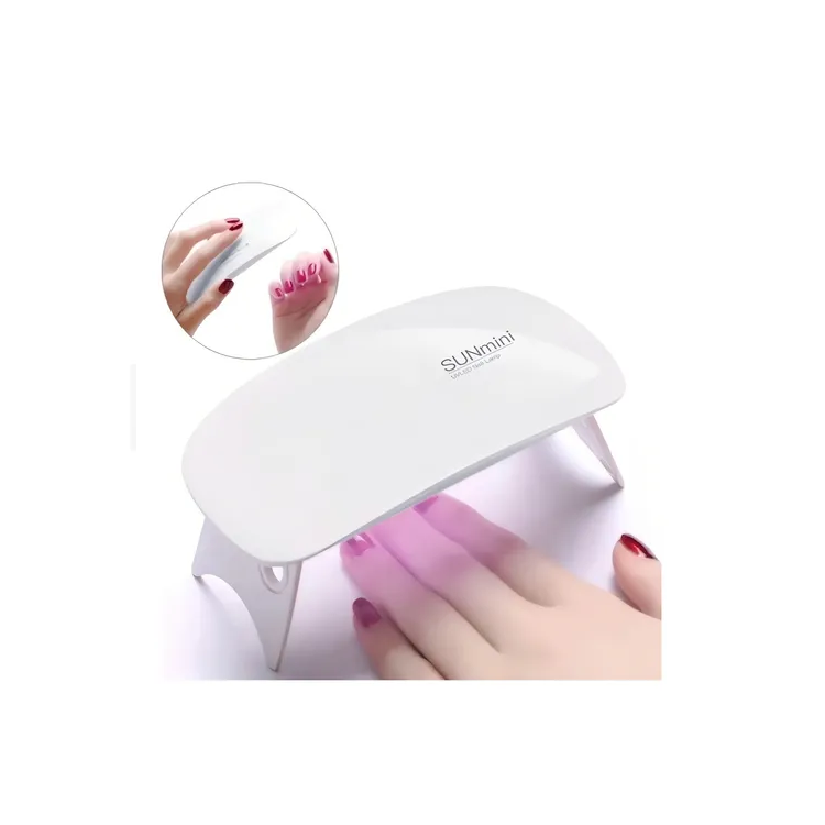 Secador De Uñas Lampara Uv Led Sun Mini Color Blanco