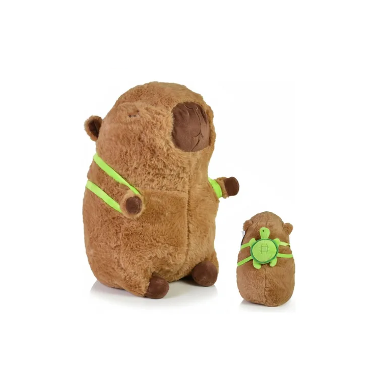Peluche Capibara Con Mochila Carpincho Juguete Peluche