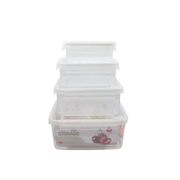 Set De Recipientes Herméticos X4 Unidades