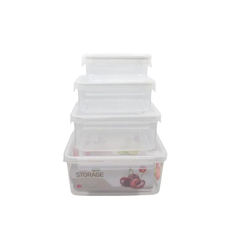 Set De Recipientes Herméticos X4 Unidades