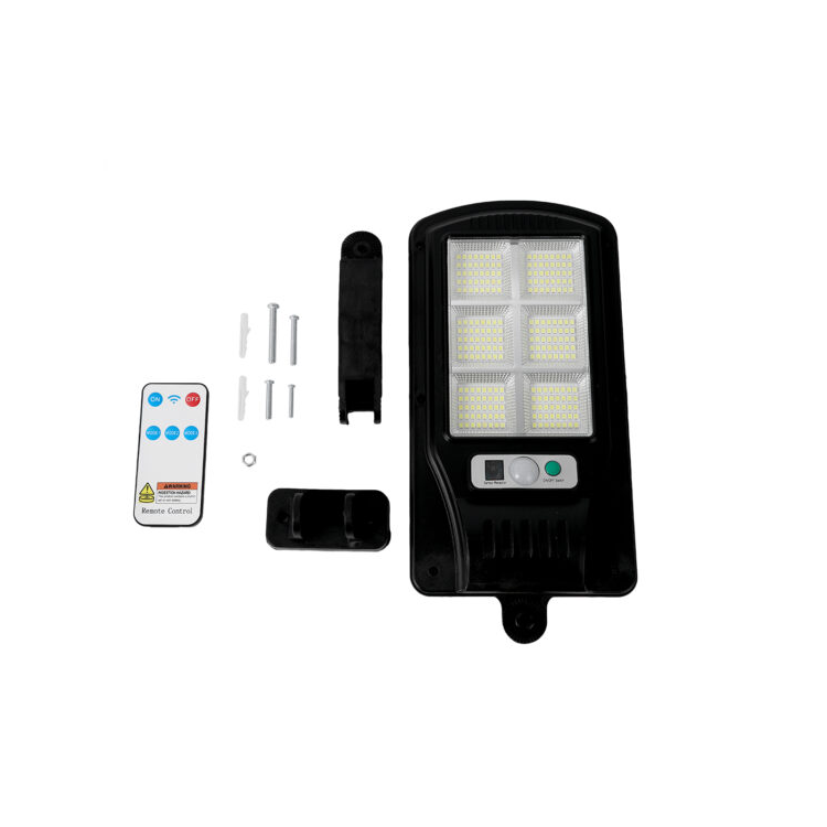 Luz Exterior Foco Solar 100w 240 Leds Sensor Celula+ Control