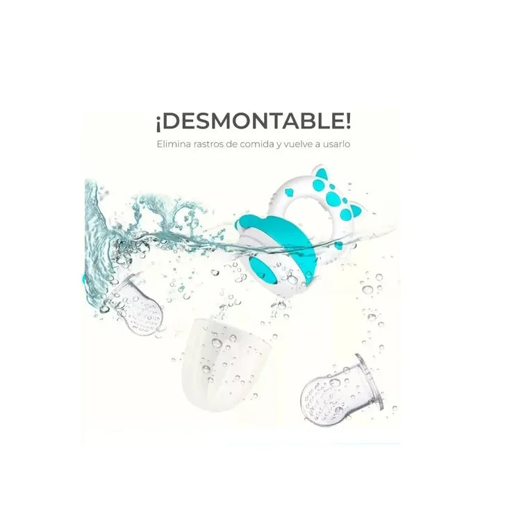 Chupete Alimentador De Bebé Antiahogo Frutas Verduras