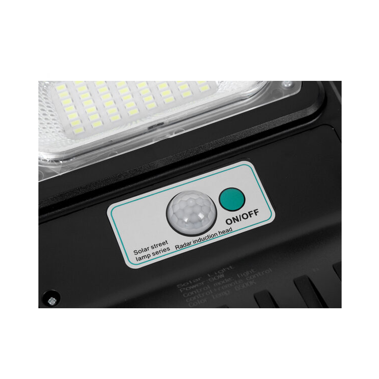 Foco Solar Led Exterior 90w Control &amp; Sensor Con Soporte F34