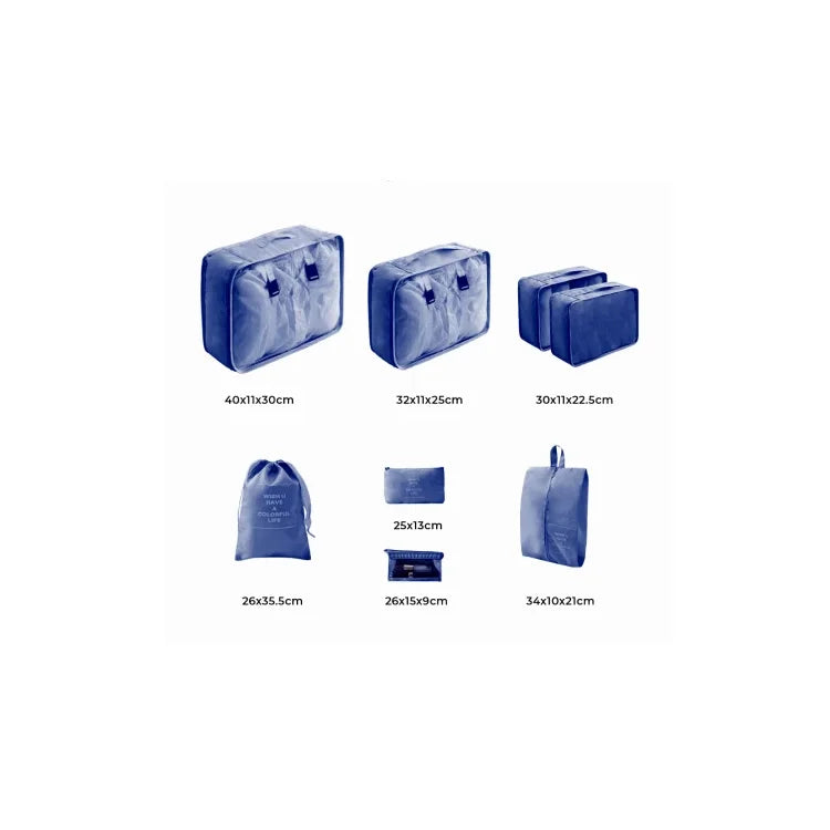 Set X8 Organizador De Viaje Valija Mochila Equipaje