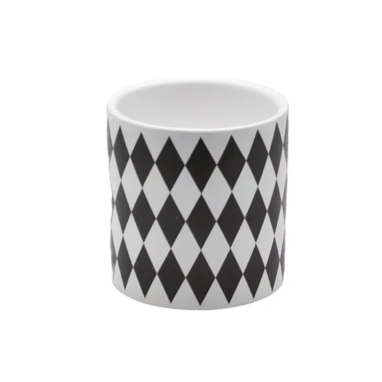 Maceta Decorativa De Cerámica Minimalista Plantas