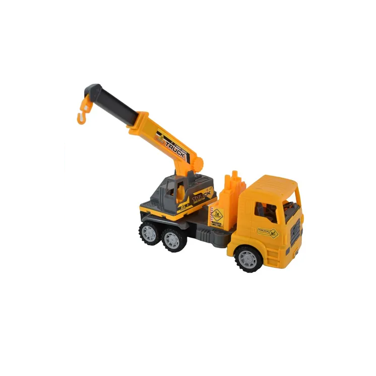 Camión Con Grúa A Fricción 23x11 Cm