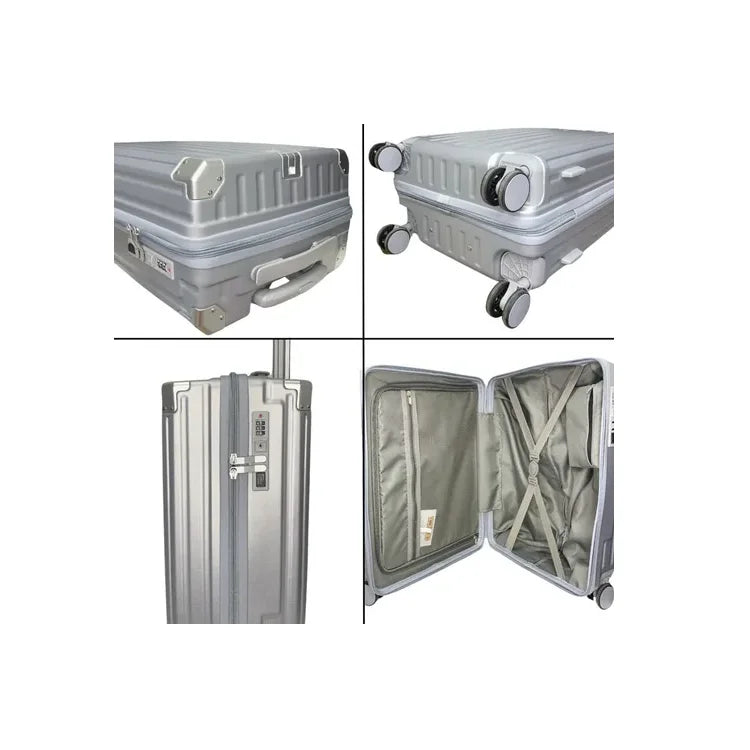 Valija De Viaje Rígida Carry On 20 Con Usb Y Porta Vaso