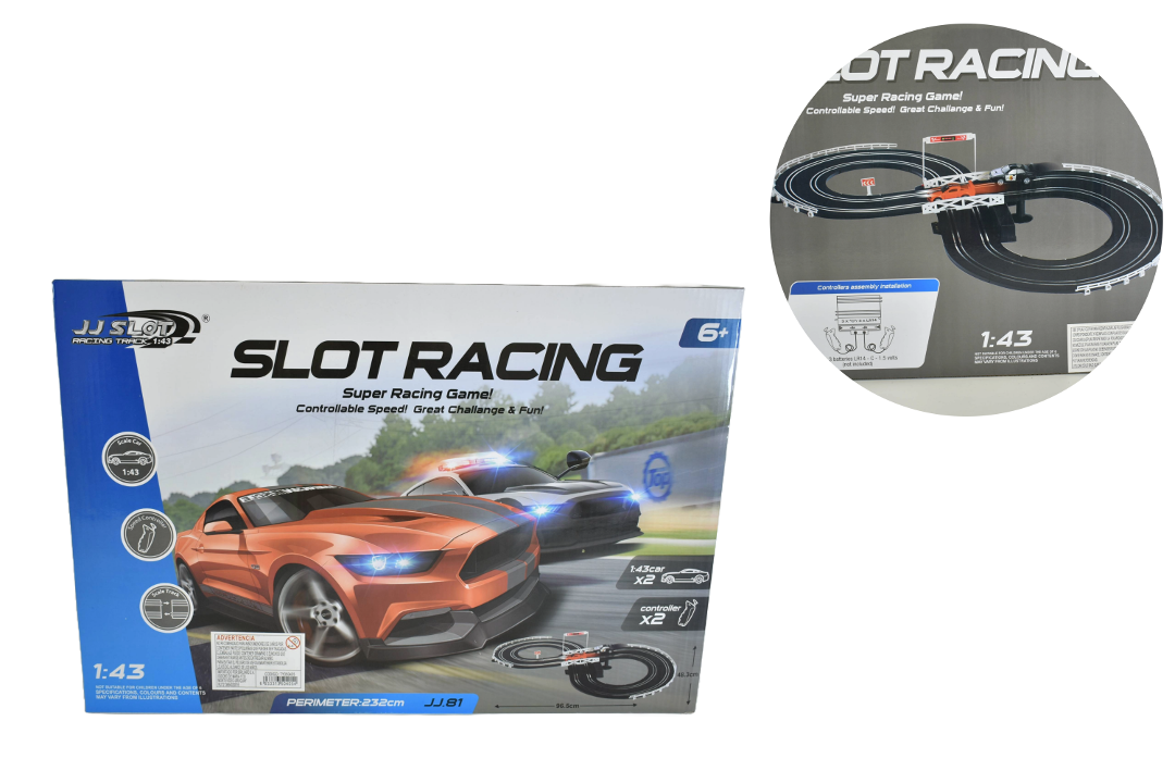 Pista De Carreras De Auto 48.3x96.5cm