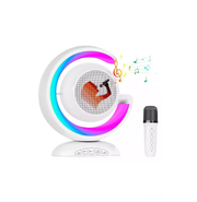 Parlante Bluetooth Karaoke Micrófono Rgb G Inalambrico