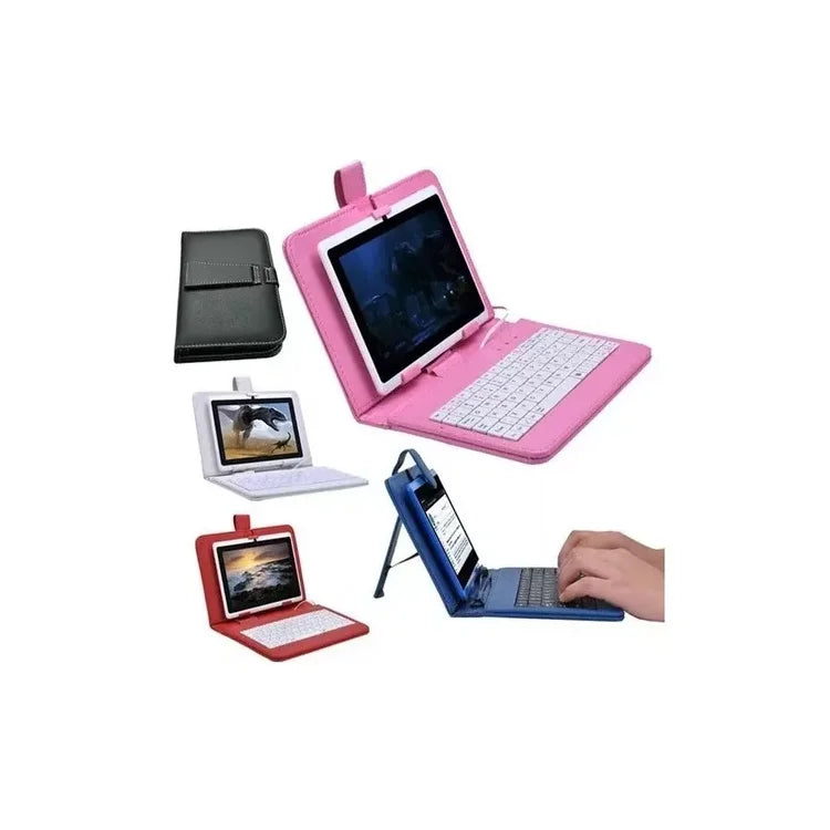 Funda Estuche Con Teclado Para Tablet De 8 Y 9 Pulgadas