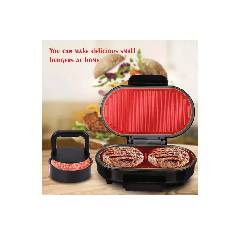 Maquina Hamburguesas Plancha Eléctrica Hamburguesera Raf