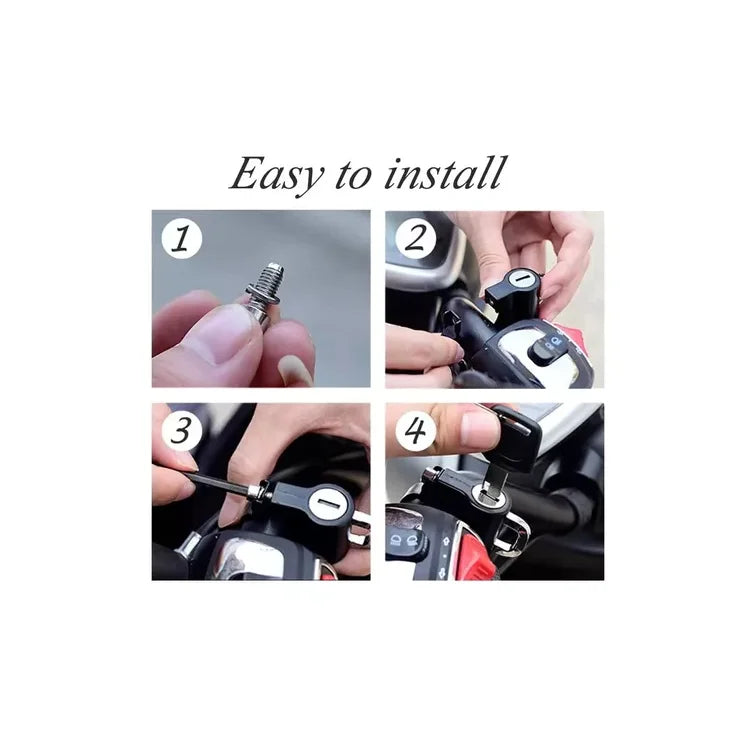 Candado De Seguridad Multiuso Anti Robo Para Casco Moto Bici