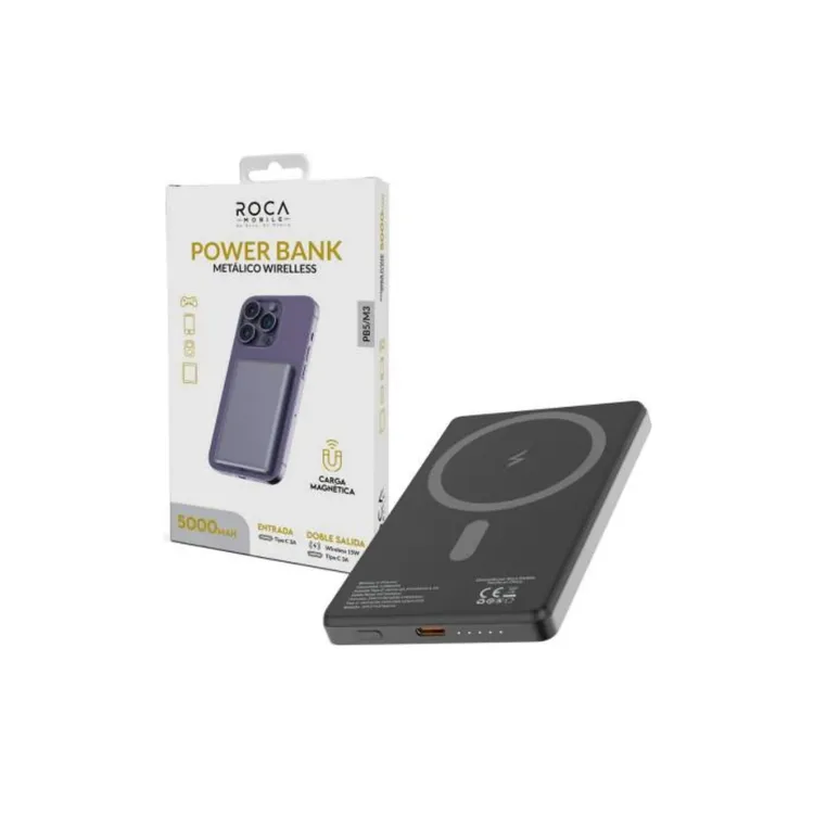 Batería Power Bank Carga Magnética 15w 5000mah Para iPhone