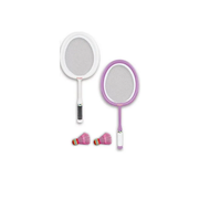 Set De Raquetas De Bádminton Con Plumas 52x22cm