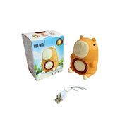Ventilador Capibara Veladora Mini Portátil Usb