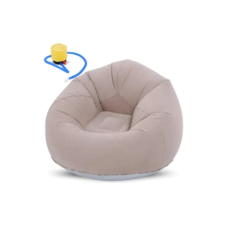 Sillon Inflable 1 Cuerpo Con Bomba Inflador Sofa Puff Comodo