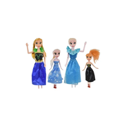Muñecas Fashions Con Vestidos X4 Unidades