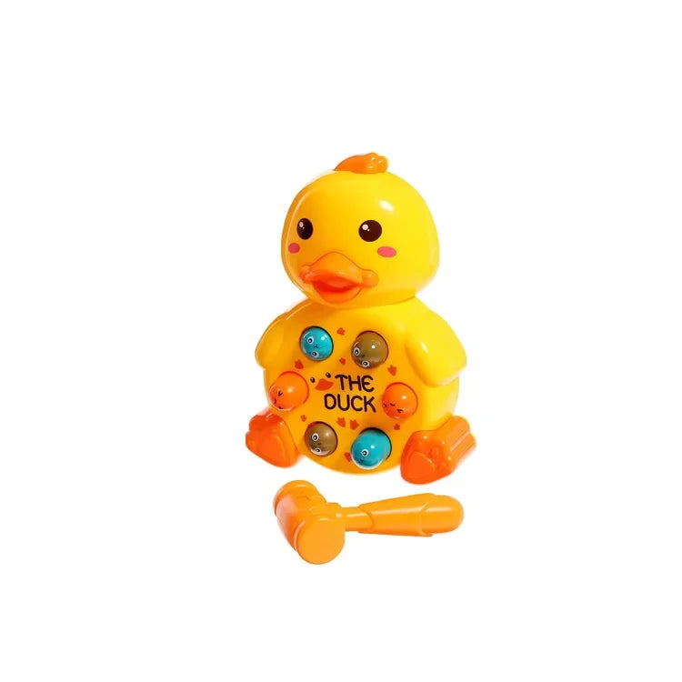Juego Interactivo Pato Con Martillo Golpea Los Gusanos