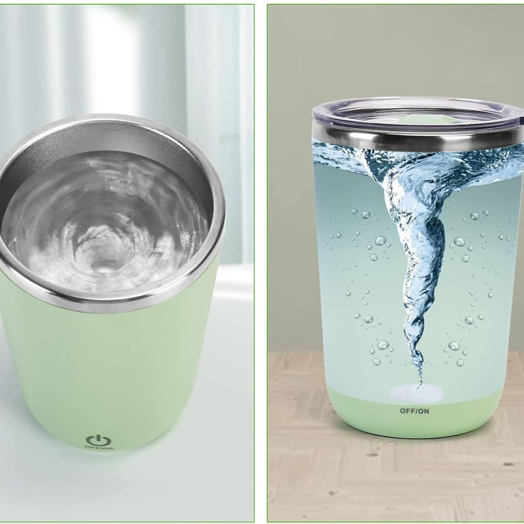 Taza termica auto revolvedora 380ml