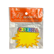 Carteles Para Precio Oferta X10 Unidades 9x6.5cm