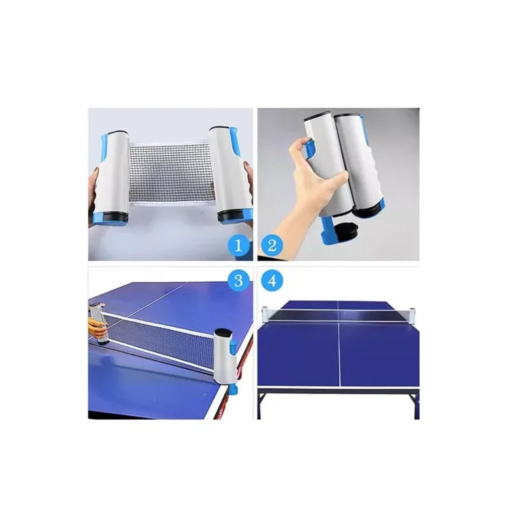 Set De Ping Pong Con Red Retráctil 1.60mts