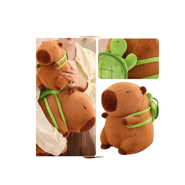 Peluche Capibara Mochila Tamaño Grande Capybara Viral