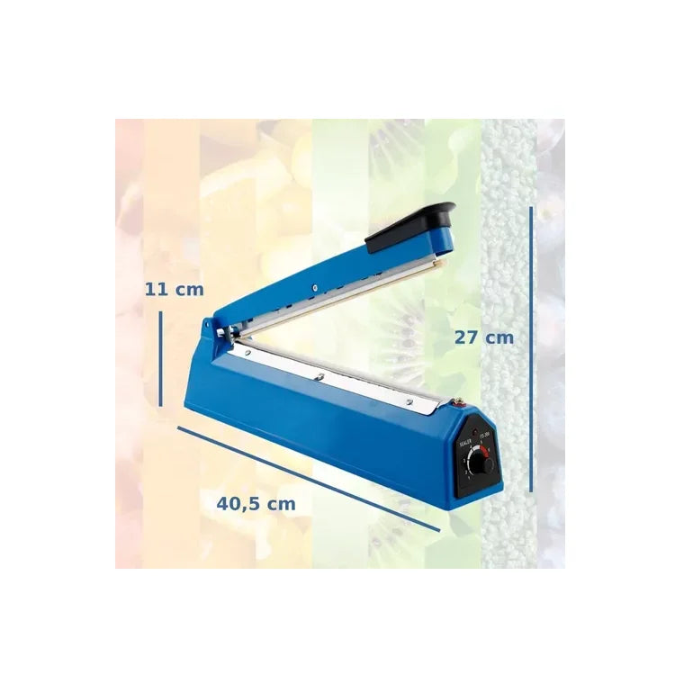Selladora De Bolsas De 30 Cm Con Sellado Hermético Color Azul