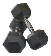 Mancuerna Hexagonal Fija 12,5kg-pesa Pesas-dumbell X 1 Pieza