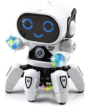 Juguetes Robot Bailarín Con Luces Y Sonidos Pulpo Blanco Juguetes Mecánicos