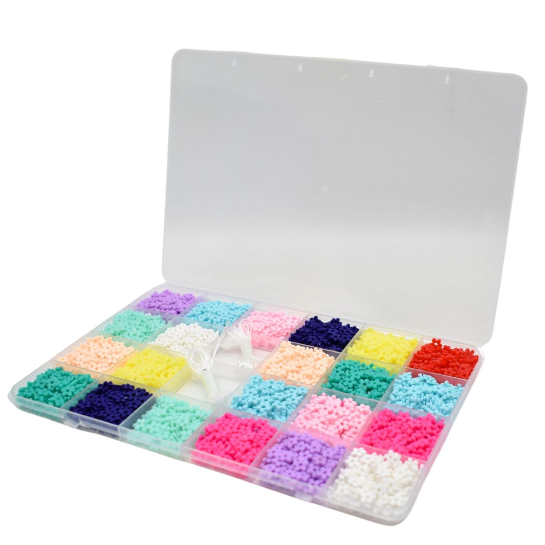 Set de gomas para armar pulseras 19x13x1cm