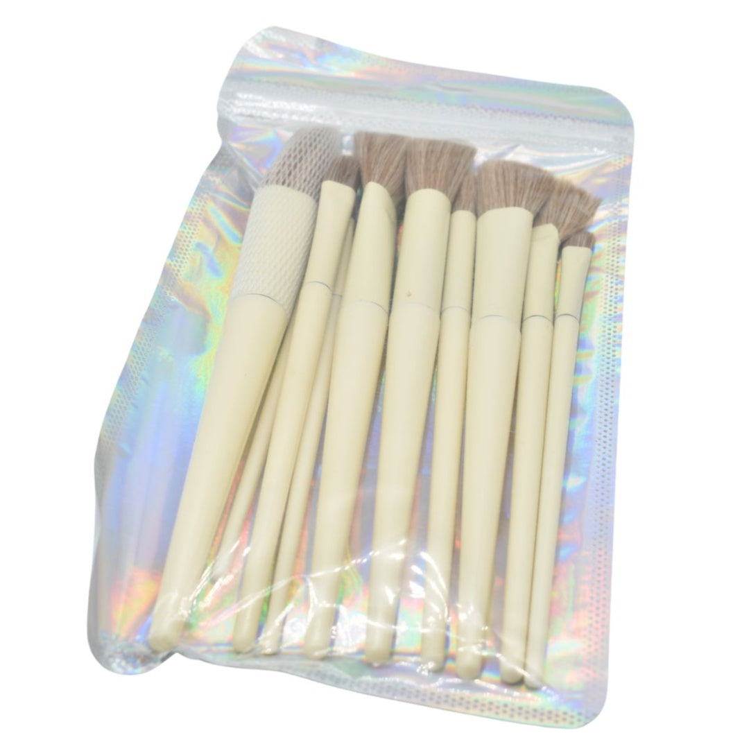 Set De Brochas De Maquillaje 10pcs