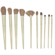 Set De Brochas De Maquillaje 10pcs