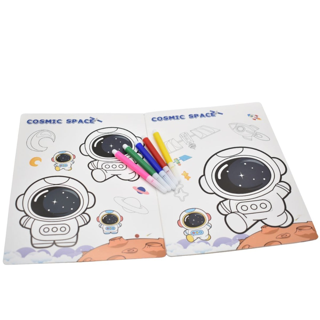 Set De Para Colorear Infantil De Astrnauta O Oveja Niños