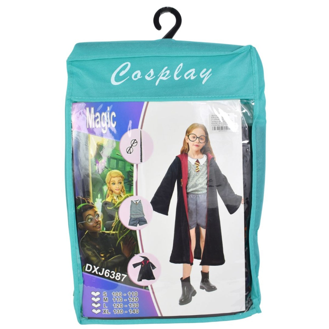 Disfraz Infantil De Mago Para Halloween Talle Xl Y L