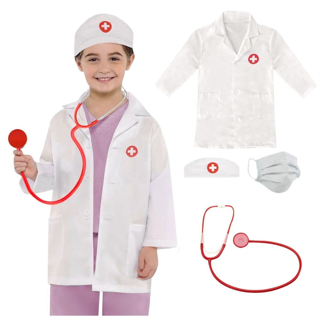 Disfraz Disfraces Infantil Túnica De Doctor