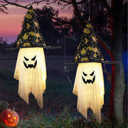 Adorno Fantasma 70cm Sombrero De Halloween Con Luz