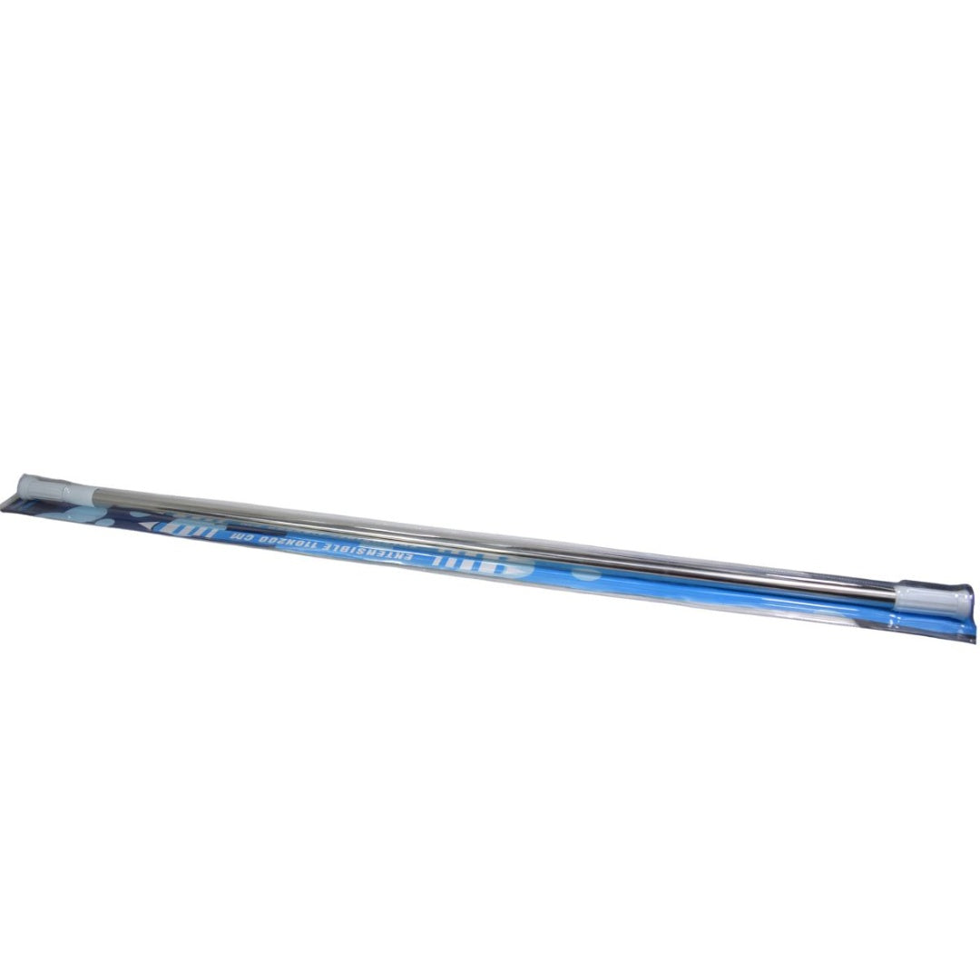 Barrote Palo Extensible Cortina De Baño 110-200cm Acero Inox