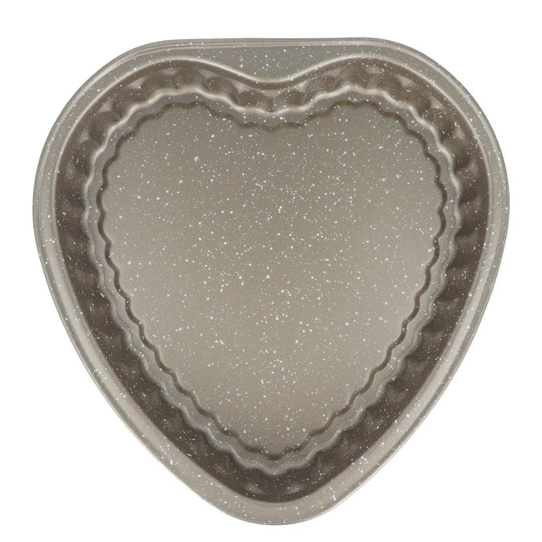 Asadera Con Forma De Corazón 27x4cm Celeste