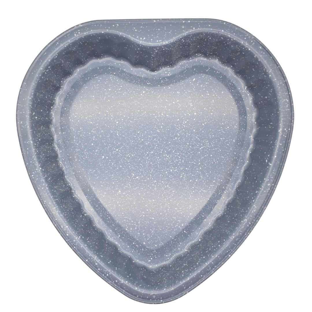 Asadera Con Forma De Corazón 27x4cm Celeste