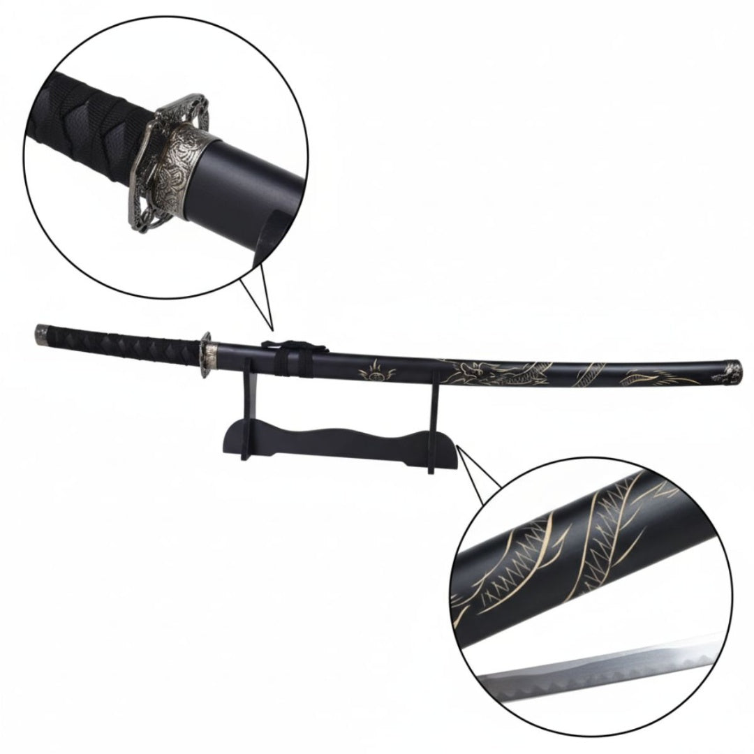 Katana Decorativa Con Soporte 100cm