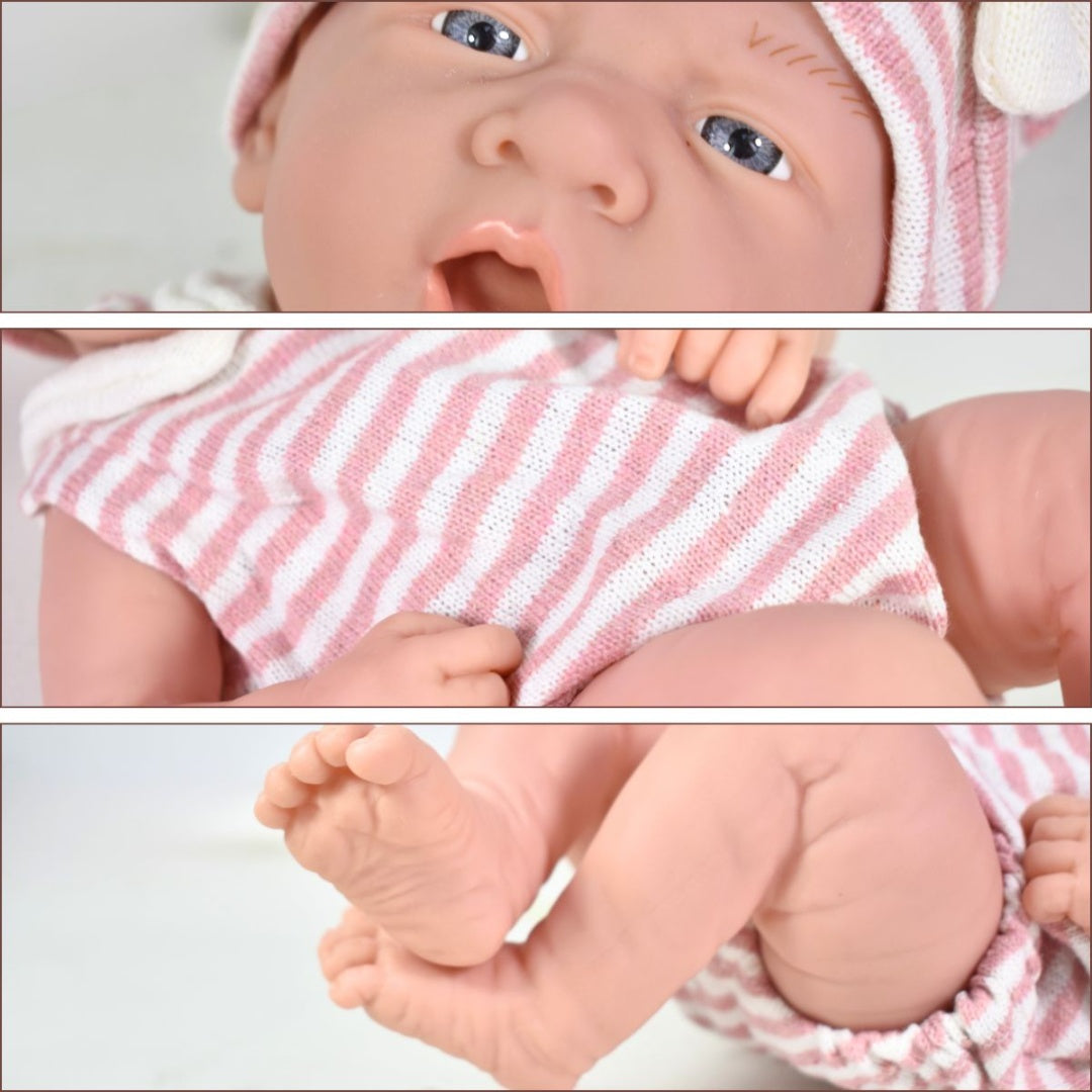 Muñeco Bebé De Goma Realista Bebote Para Niños Juguete