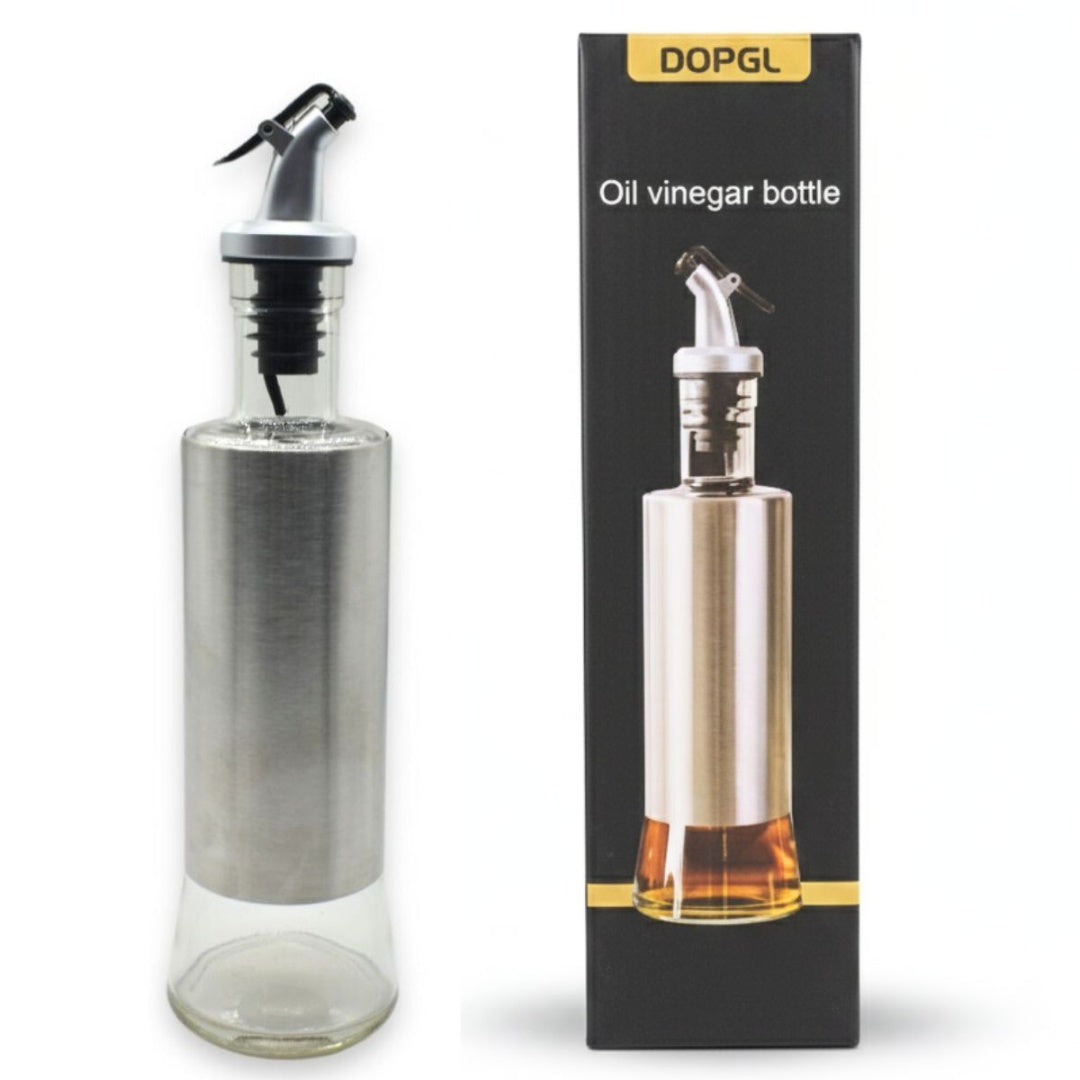 Aceitero Vinagrero De Vidrio 25x6.5cm