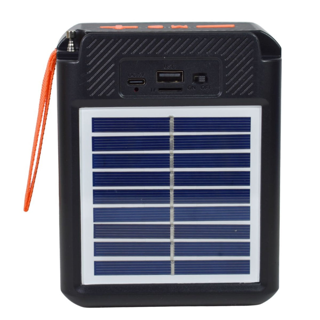 Parlante Bluetooth Con Cargador Solar 2500mah