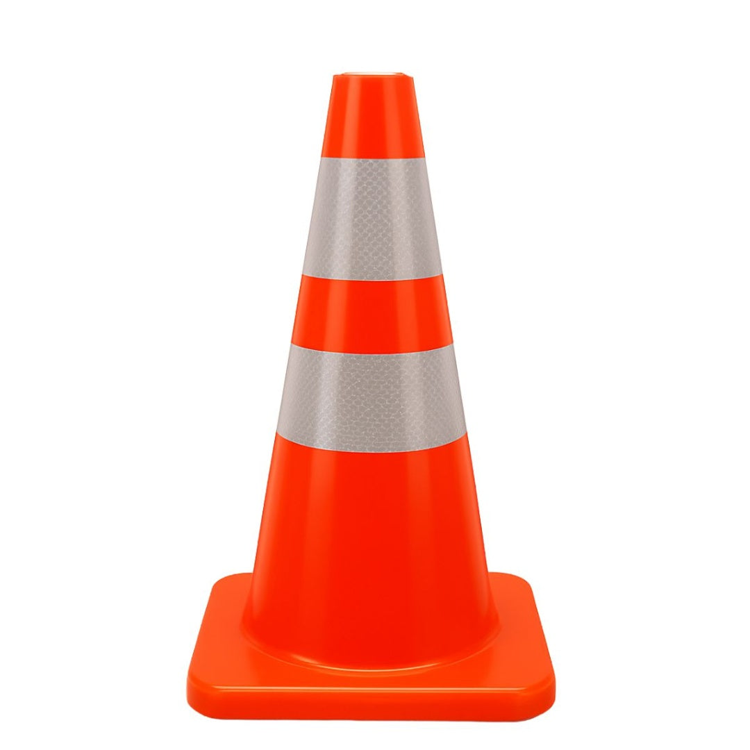Cono Reflectante Altura 90cm Vial Trafico Seguridad Flexible