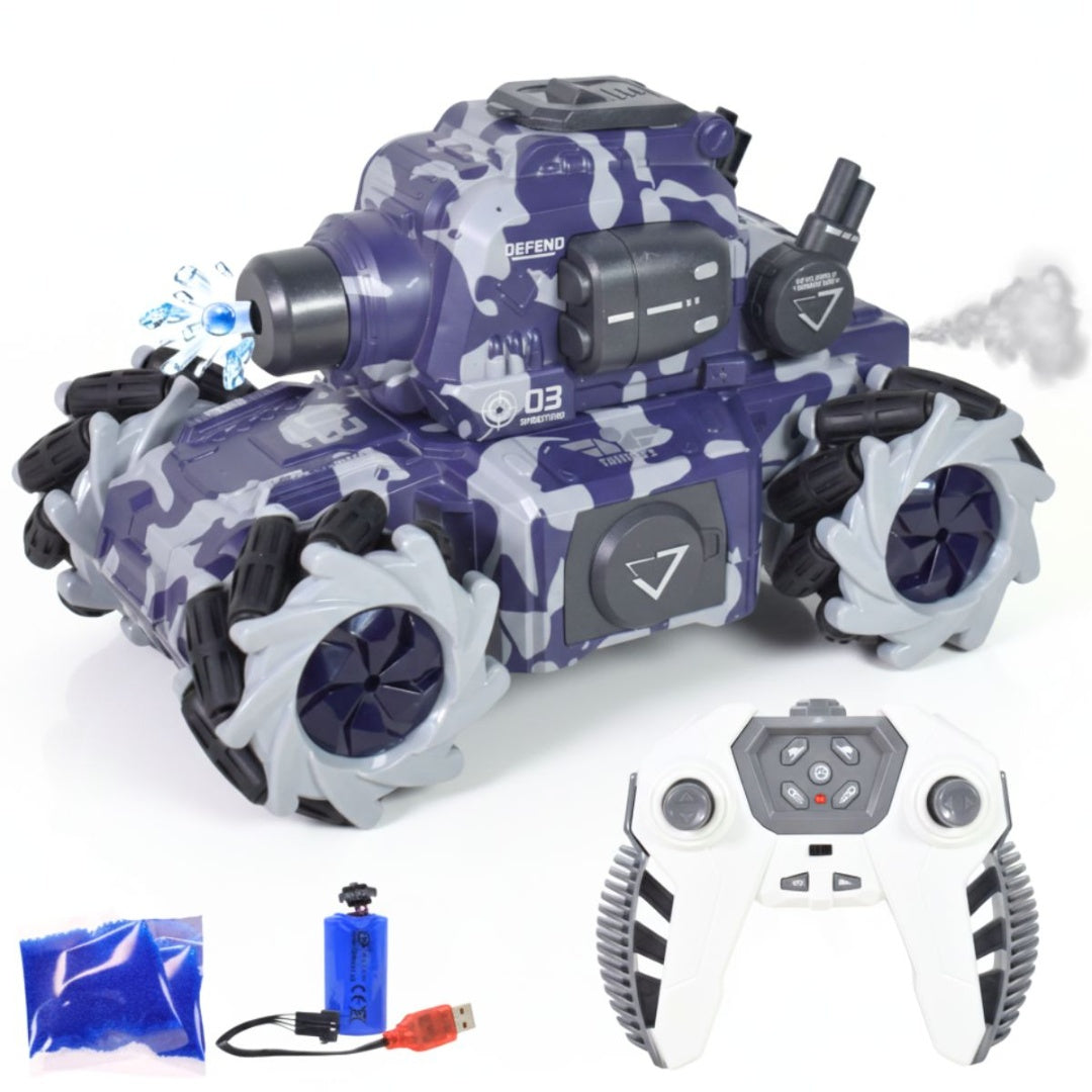 Tanque Disparador Recargable A Control Remoto +500 Bolas Gel