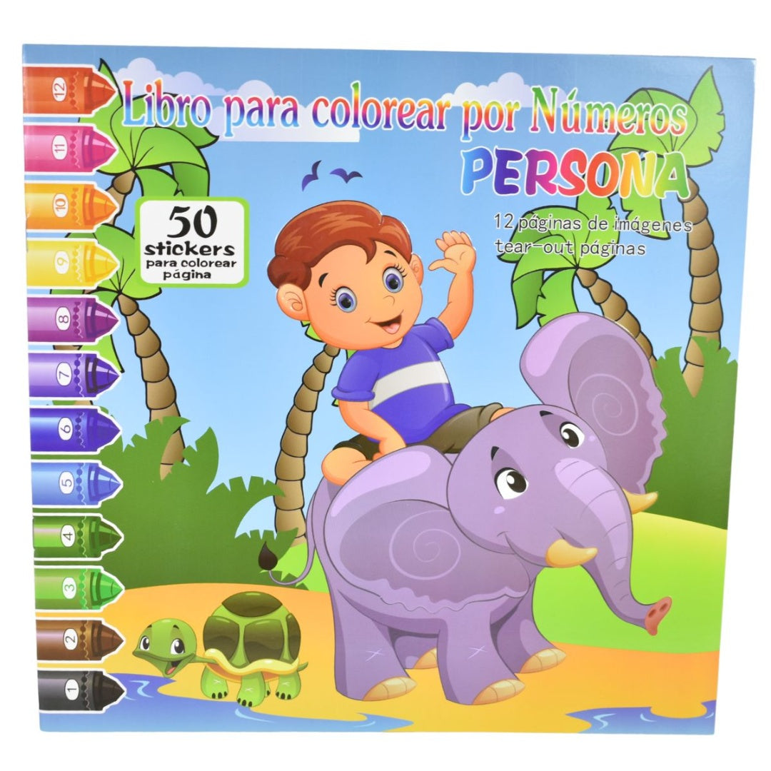 Libro Para Colorear Dinosaurios Y Animales Guia De Numeros